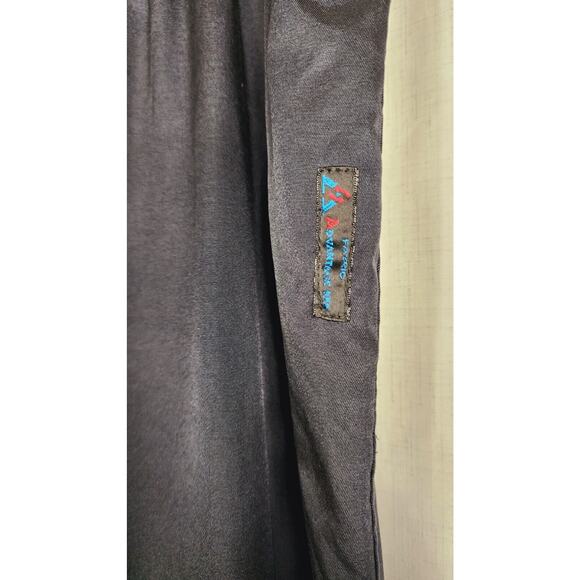 VTG 80s Peregrine Nylon Ski Snow rain Pants Sz Large Advantage 1000 Black USA - Picture 4 of 12